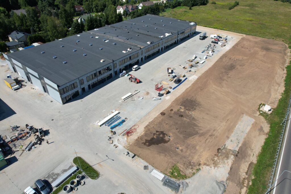Vanaginės g. 37A (Vanaginės g. 37A, Didžiosios Riešės k.) - Shopping center - construction photos