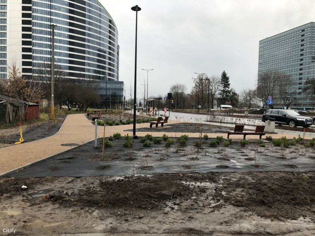 Kernavės g. (Kernavės g.) - Bike path, Street - construction photos