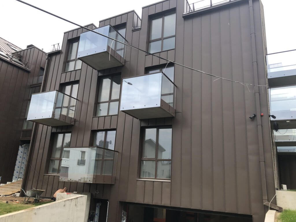 Užupio terasos (Kreivasis skg. 18) - Multi apartment - construction photos