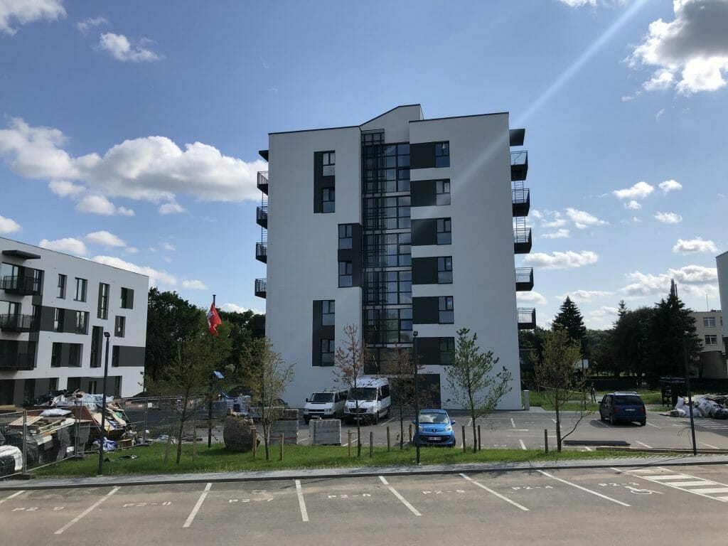 Arčiau Nemuno (Vokiečių g. 166) - Daugiabutis - statybų nuotraukos
