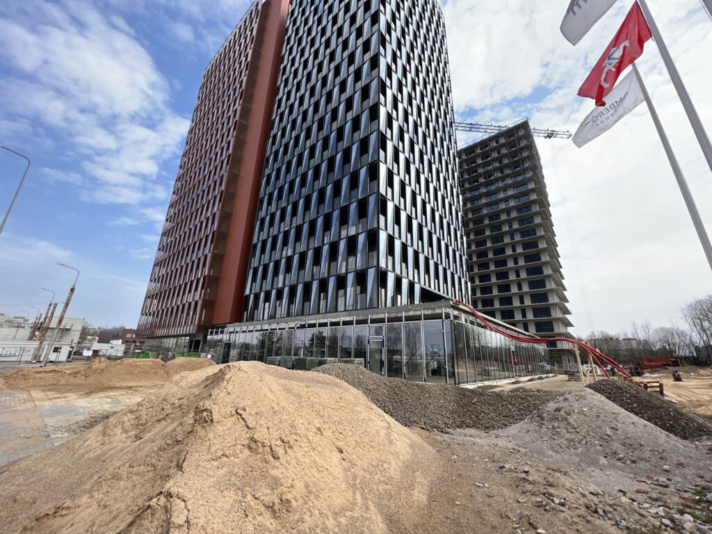 Skylum 2 etapas (Viršilų g. 6) - Multi apartment - construction photos