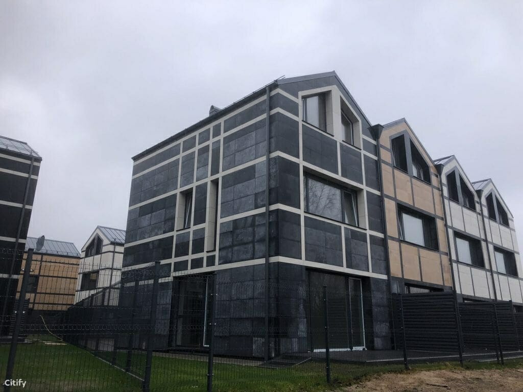 Memelhaus (Juodupio g. 35, 35A, 35B, 35C, 35D, 35E, 37) - Row housing - construction photos