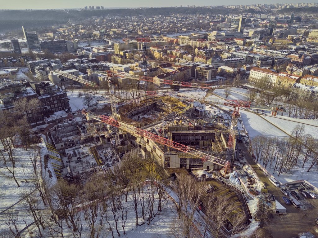 Nacionalinė koncertų salė "Tautos namai" (V. Mykolaičio-Putino g. 5) - Kontserdimaja - ehituse fotod