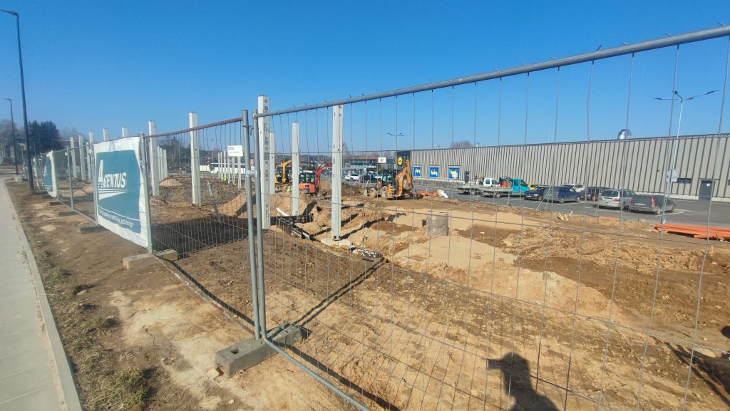 Dangeručio g. 2, 4 (Dangeručio g. 2, 4) - Shopping center - construction photos
