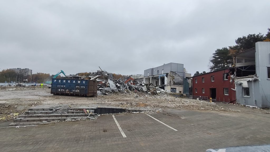 PC Mada rekonstrukcija (Viršuliškių g. 40, 42) - Shopping center - construction photos