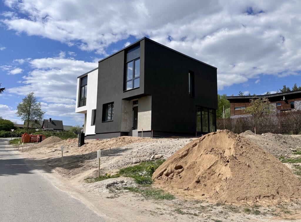 Barsukynės namai (Barsukynės g. 28, 28A) - Rindu mājas - būvdarbu attēli