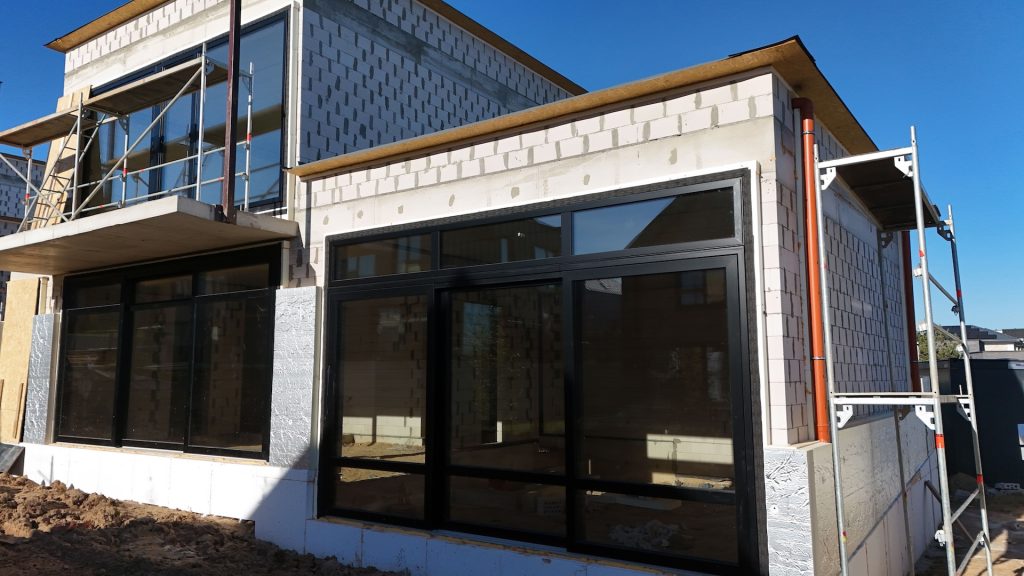 HALSO (Lukšinės g. 26, 28, 32, 34, Ašmenėlės g. 44) - Private house community - construction photos