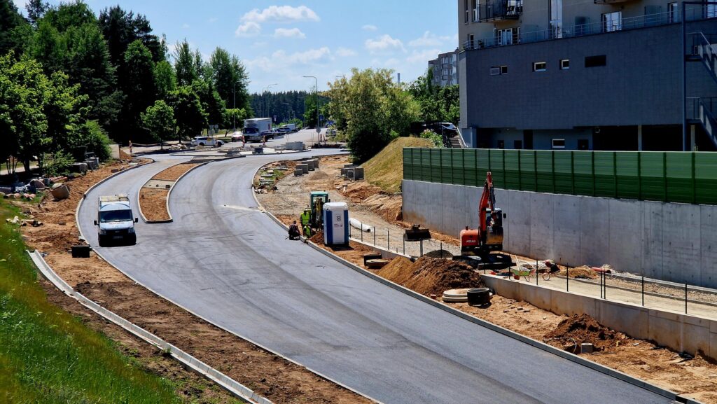 Smalinės g. tęsinys (Smalinės g.) - Bike path, Street - construction photos