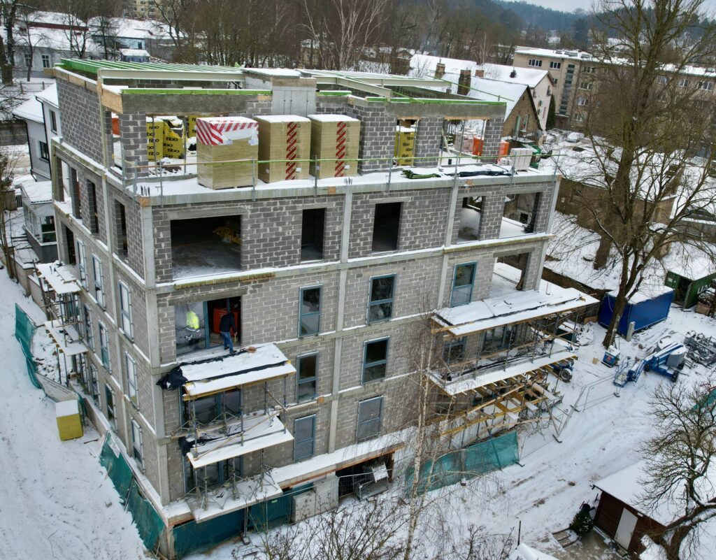 Namas Tau (Antakalnio g. 26) - Multi apartment - construction photos