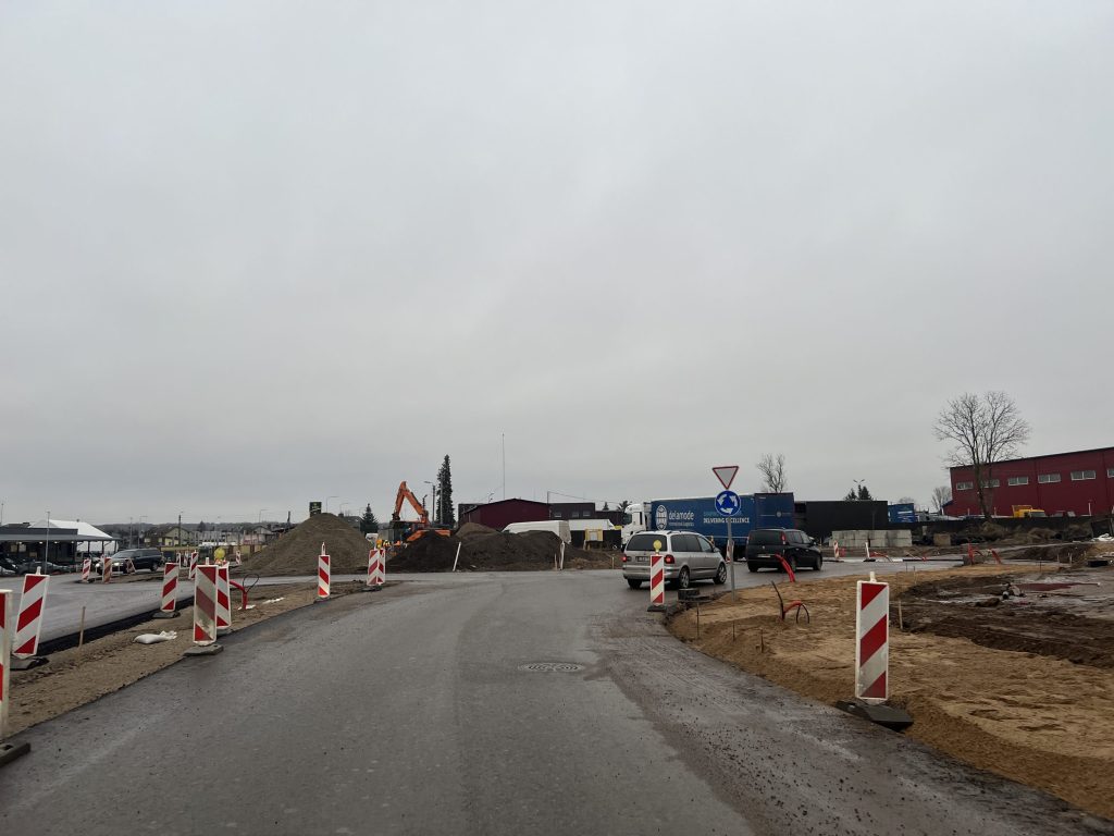 Gamybos ir S. Žukausko gatvių žiedinė sankryža (Gamybos g., S. Žukausko g.) - Road - construction photos