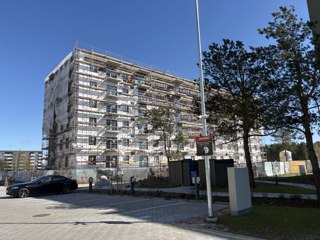 Valterciems – 1. kārta, 2. ēka – Ēvalda Valtera iela 44B (Ēvalda Valtera iela 44B) - Daugiabutis - statybų nuotraukos