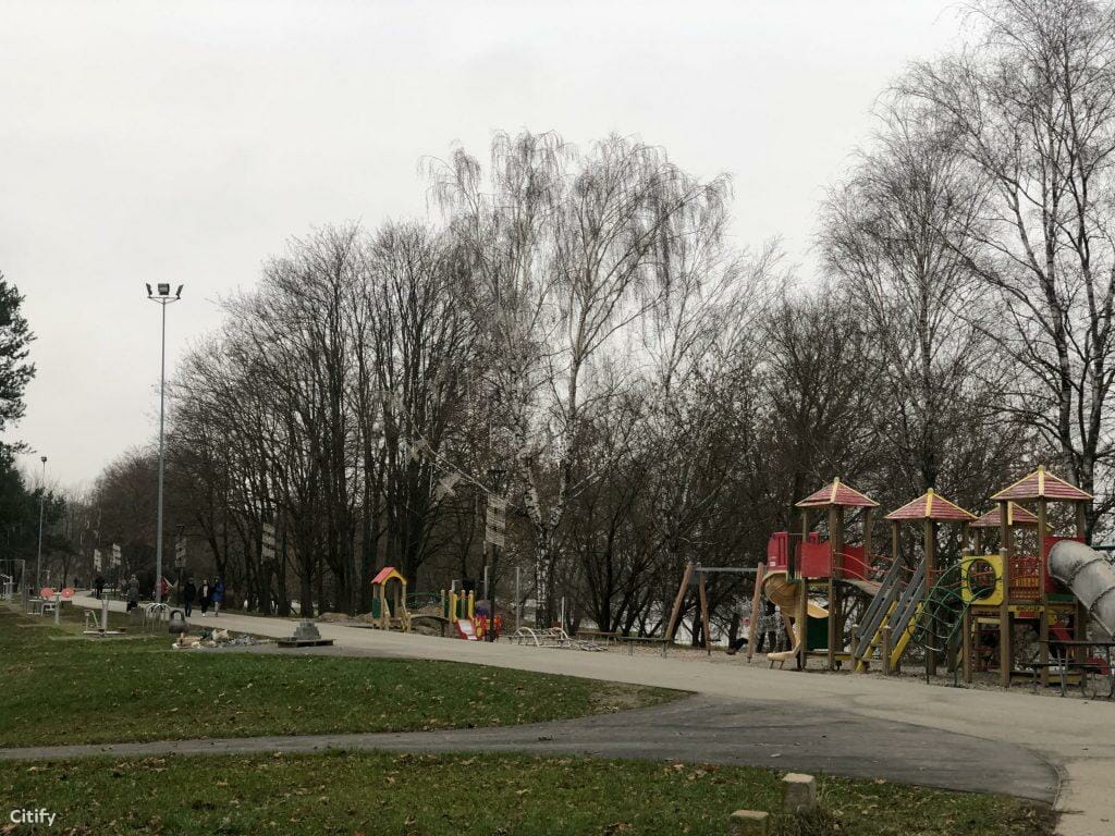 Santakos parkas (Prieplaukos krant.) - Park - construction photos