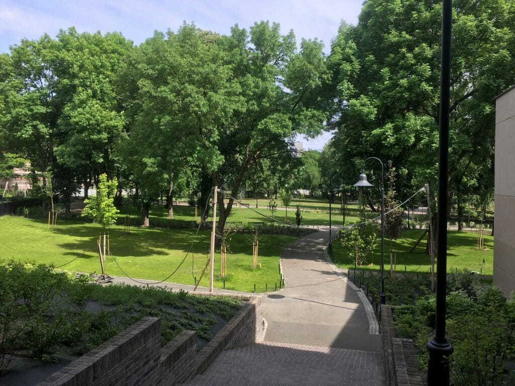 Reformatų parkas (Pylimo g.) - Parkas - statybų nuotraukos