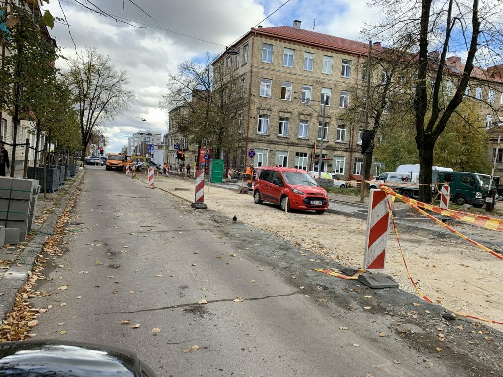 Ramaus eismo T. Ševčenkos g. (T. Ševčenkos g.) - Street - construction photos