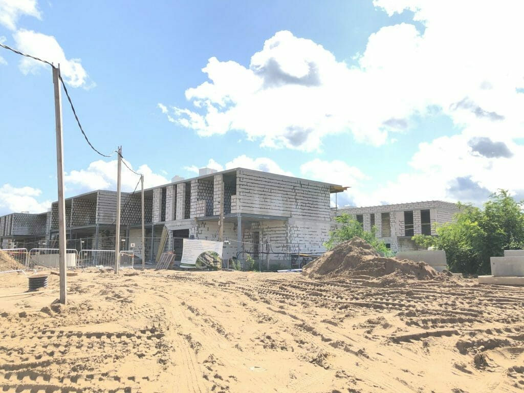 Bitėnų oazė 3 etapas (Bitėnų g. 3H) - Row housing - construction photos