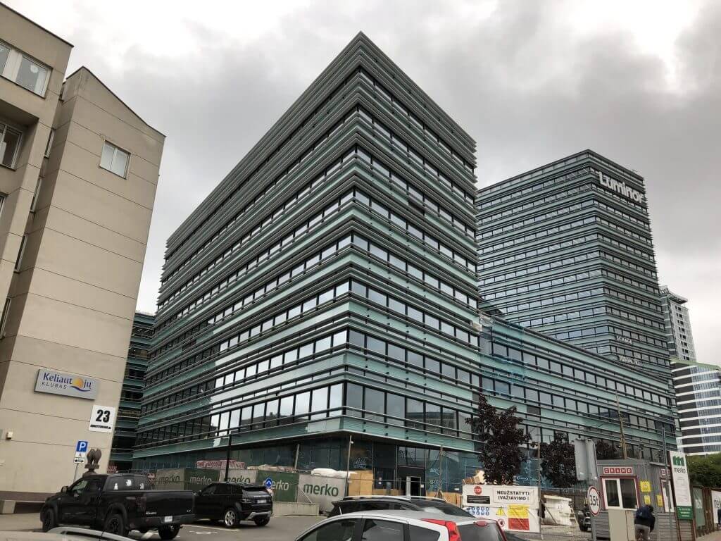 Quadrum (Konstitucijos pr. 21) - Office center - construction photos