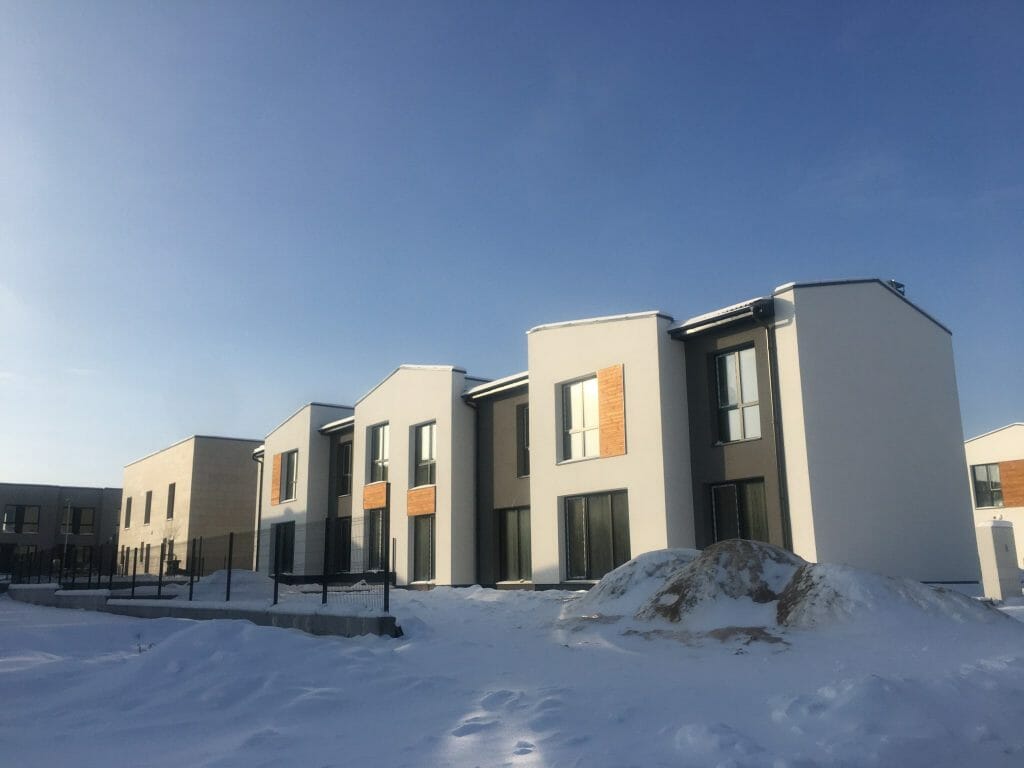 Kotedžai Kalnėnuose 2 etapas (Kroatų g.) - Row housing - construction photos