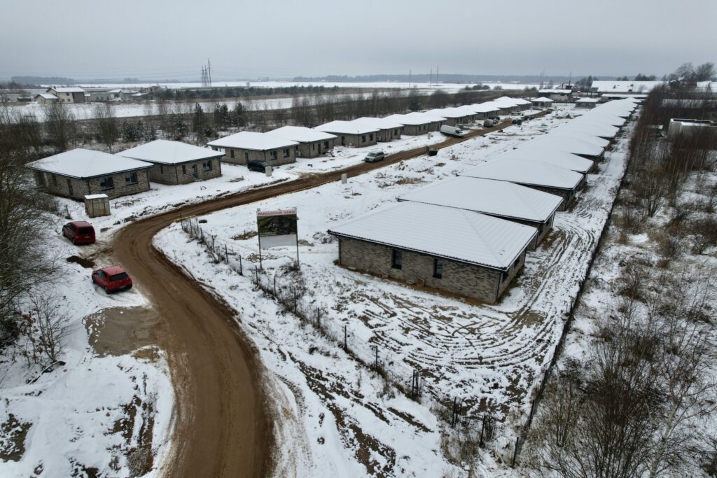 Meduvio alėja (Meduvio g. 1A-J, 3A-J) - Private house community - construction photos