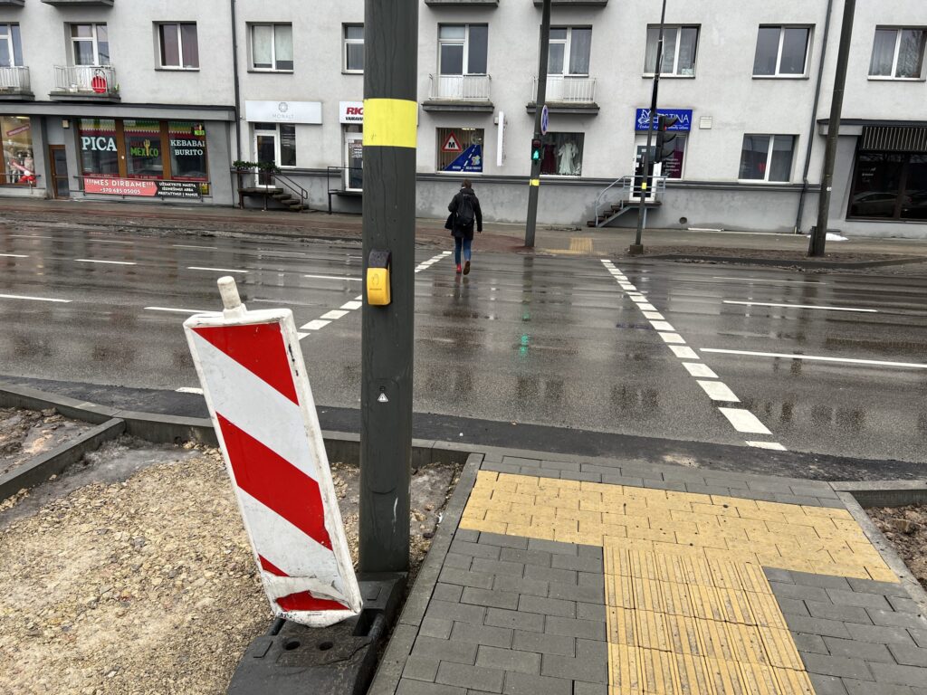 M. K. Čiurliono, Tunelio, K. Baršausko g. dviračių takas (M. K. Čiurliono g., Tunelio g., K. Baršausko g.) - Bike path - construction photos