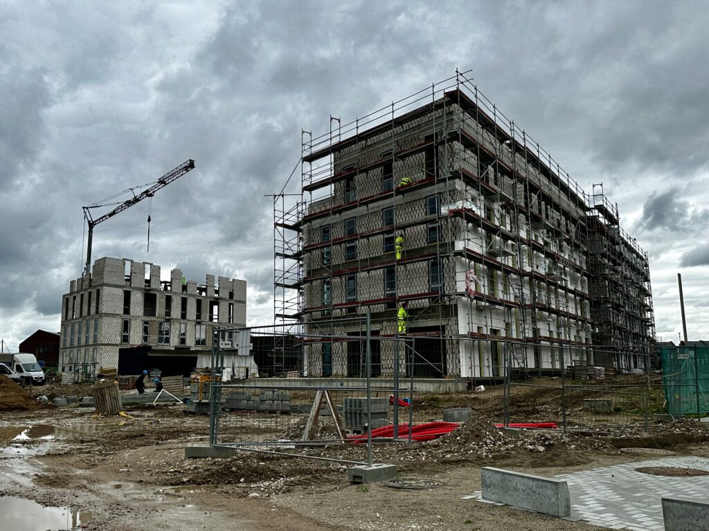 Liepų terasos | 2 etapas (C, D namai) (Arimų g. 66) - Multi apartment - construction photos