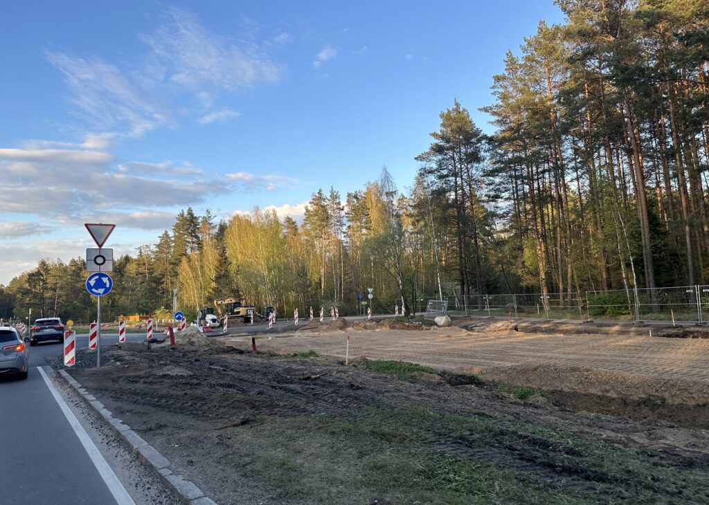 Nemenčinės pl. rekonstrukcija (Nemenčinės pl.) - Bike path, Road - construction photos