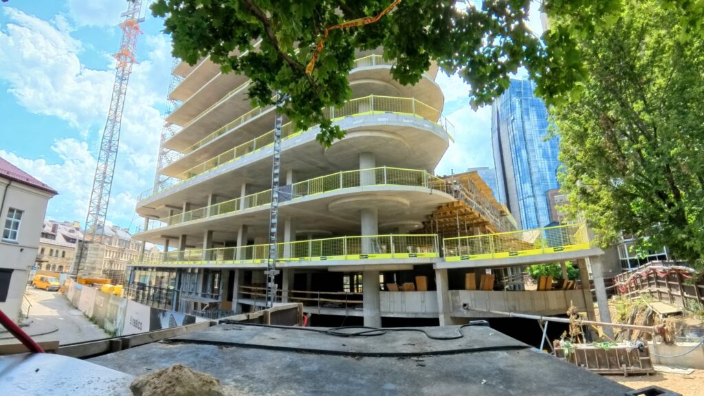 HERO (Lvivo g. 21) - Office center - construction photos