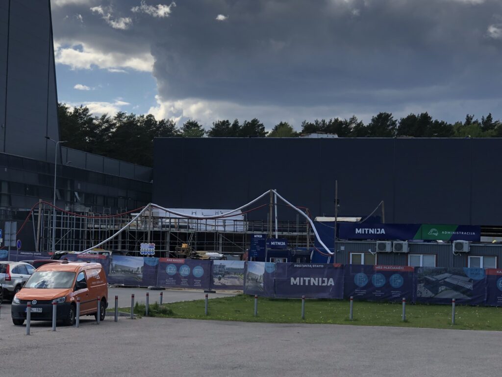 SEB arenos plėtra (Ąžuolyno g. 7) - Sports arena - construction photos