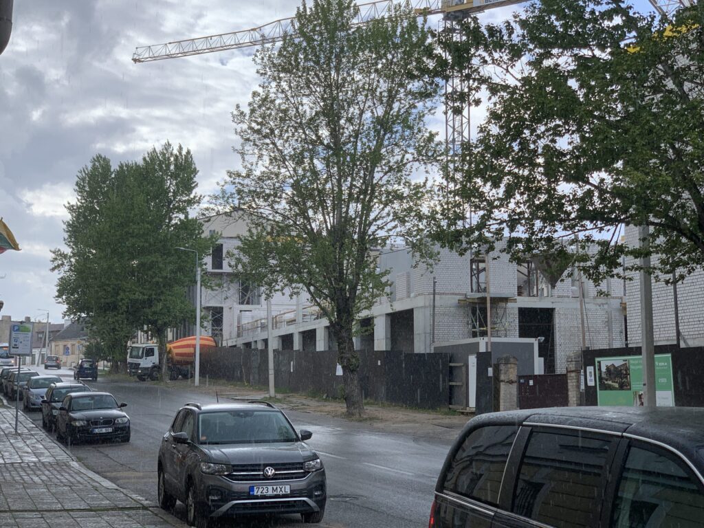 Šv. Stepono Baltas lapas (Šv. Stepono g. 33) - Multi apartment - construction photos