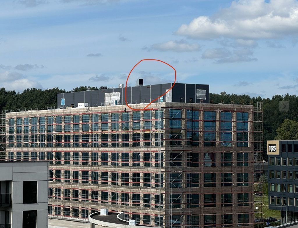 Sand Offices (Žalgirio g. 114) - Office center - construction photos