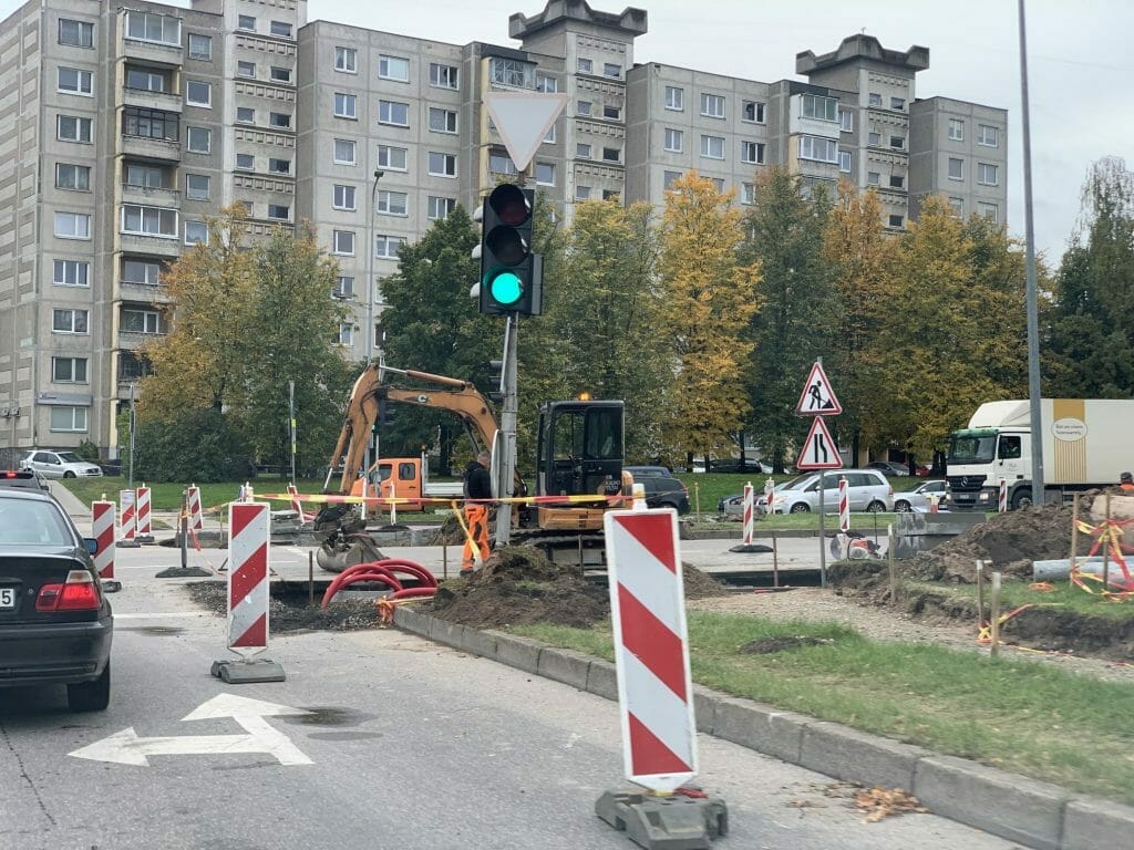 Baltų pr. ir Rasytės g. sankryža (Baltų pr., Rasytės g. ) - Ceļš - būvdarbu attēli