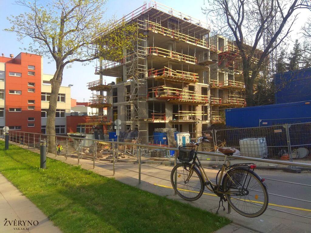 Žvėryno vakarai (Saltoniškių g. 44) - Multi apartment - construction photos