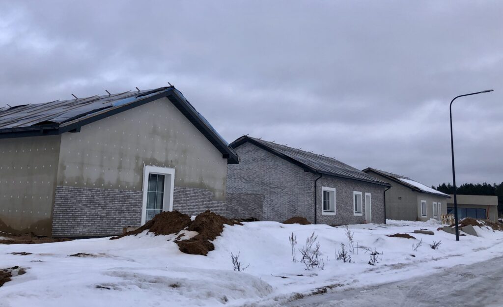 Katišių g. 4, 6, 8 (Katišių g. 4, 6, 8) - Privačių namų kvartalas - statybų nuotraukos