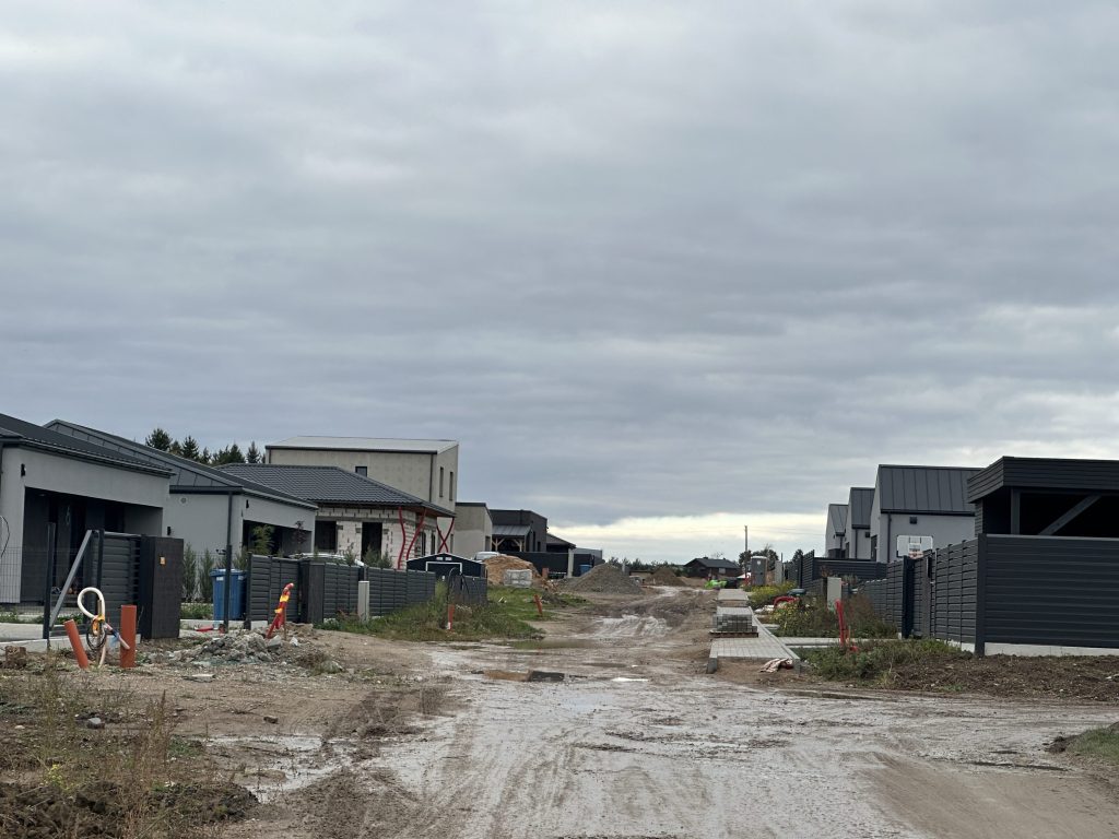 Namai Aleksote (Juozo Vyšniausko g.) - Private house community - construction photos