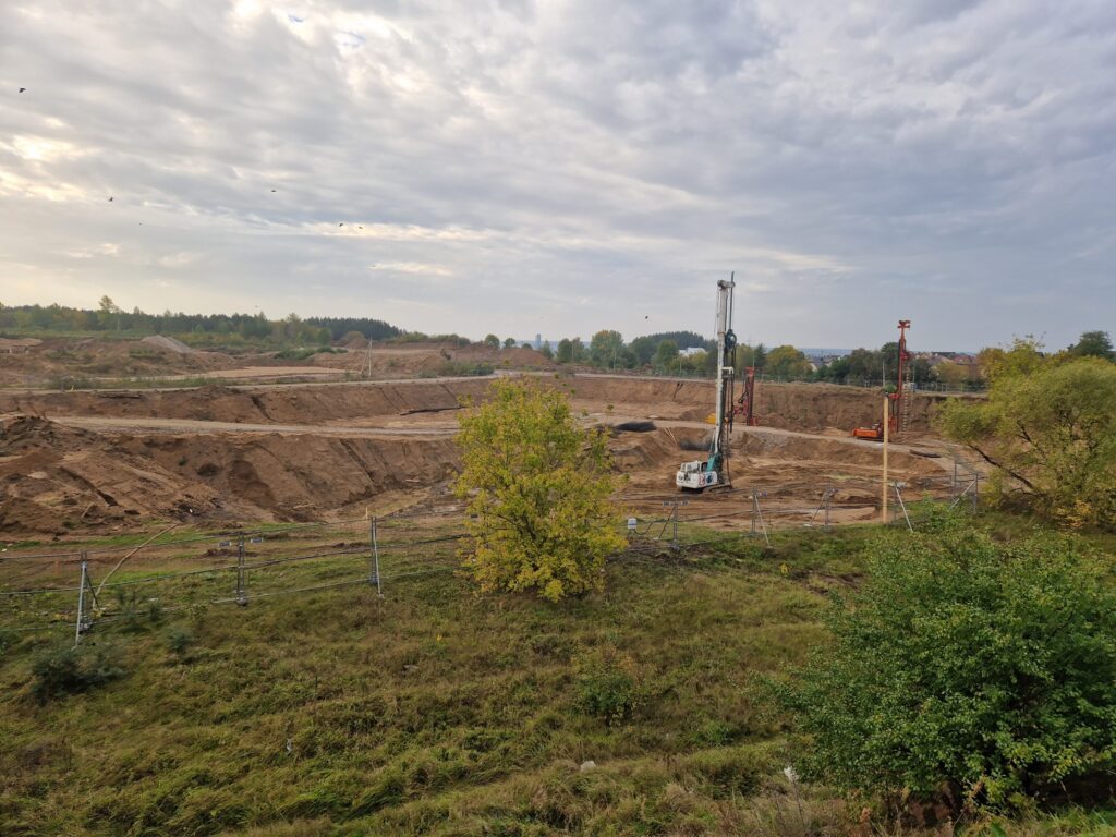 Daugiafunkcis sveikatinimo, ugdymo, švietimo, kultūros ir užimtumo kompleksas 1 etapas (stadionas) (Ozo g. 27) - Stadium - construction photos