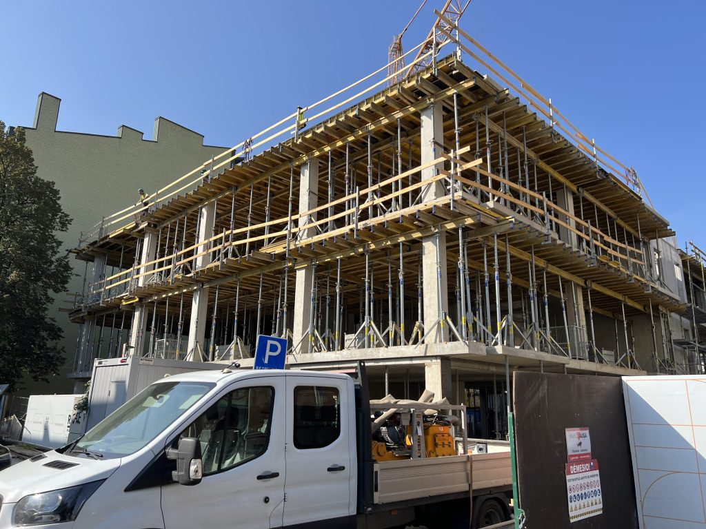 Kanso Sakalų 4 (Sakalų g. 4) - Multi apartment, Office center - construction photos