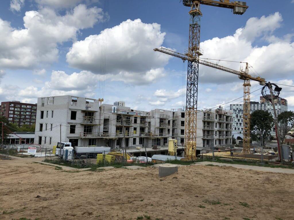 Kavoliuko 14 (A. P. Kavoliuko g. 14) - Multi apartment - construction photos