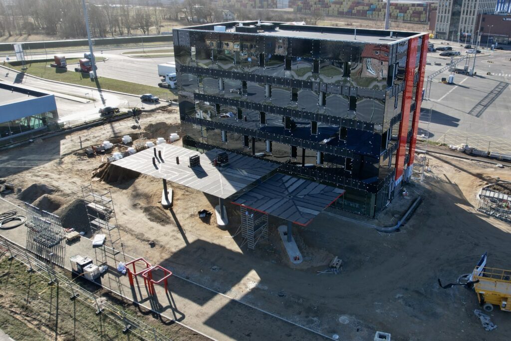 STATETA degalinė (Minijos g. 90) - Petrol station - construction photos