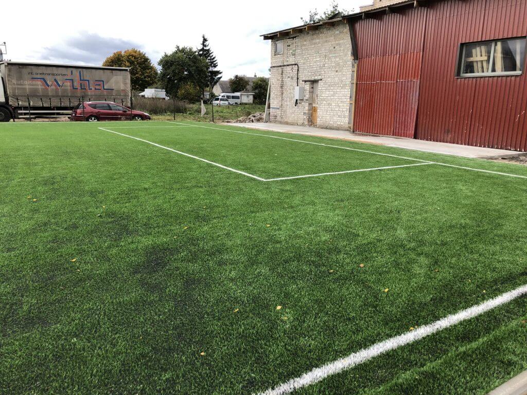 Futbolo aikštė Justiniškių g. 126D (Justiniškių g. 126D) - Spordiväljak - ehituse fotod