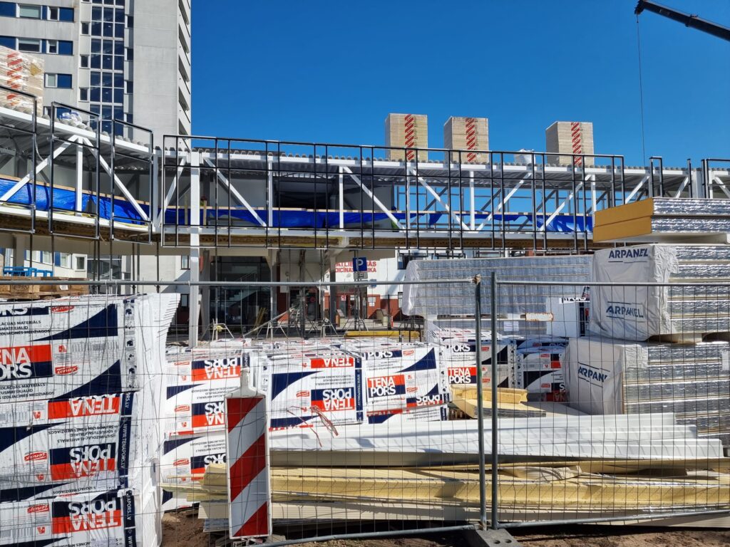 RAKUS Infekciju bloka paplašināšana (Hipokrāta iela 2) - Hospital - construction photos