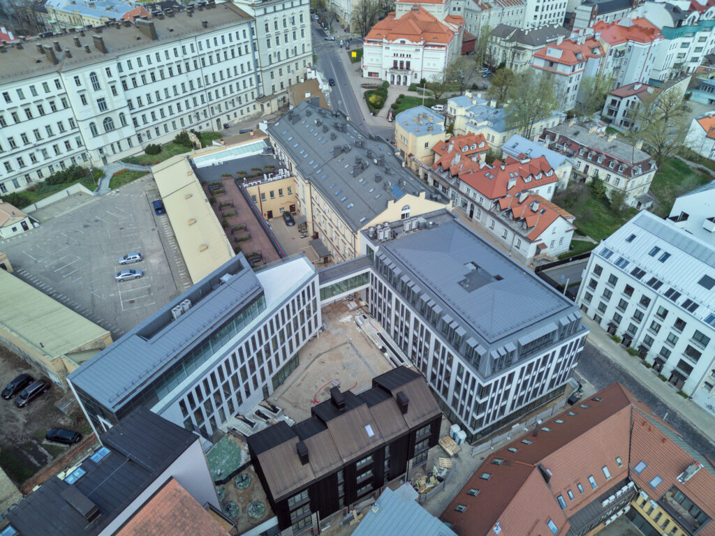 Lietuvos draudimo administracinis B10 (J. Basanavičiaus g. 10) - Multi apartment, Office center - construction photos