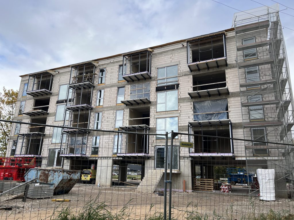 Skandea (V. Krėvės pr. 28B) - Multi apartment - construction photos