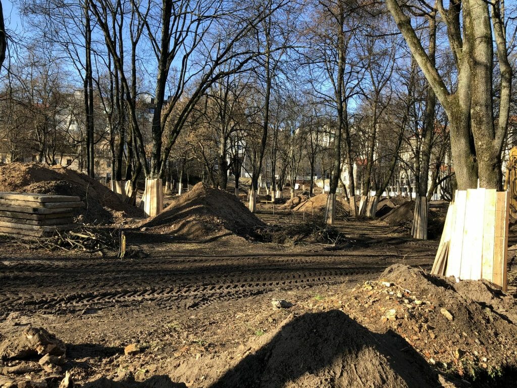 Reformatų parkas (Pylimo g.) - Parkas - statybų nuotraukos