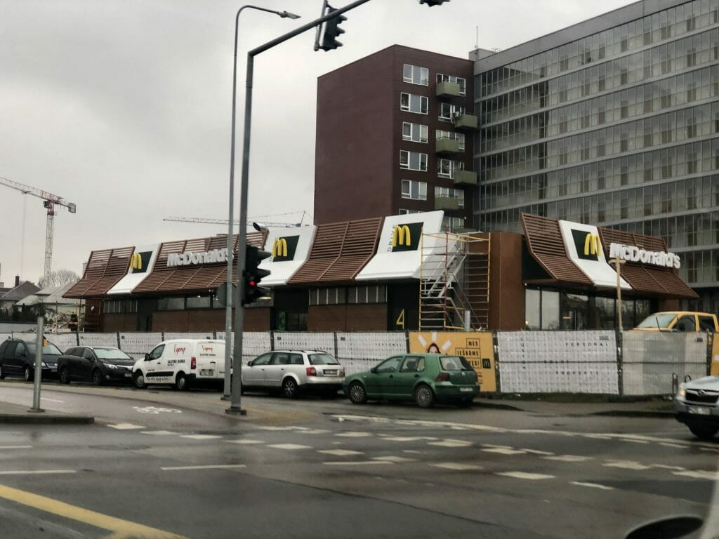 McDonald's Pilaitės pr. (Pilaitės pr. 18) - Food services - construction photos