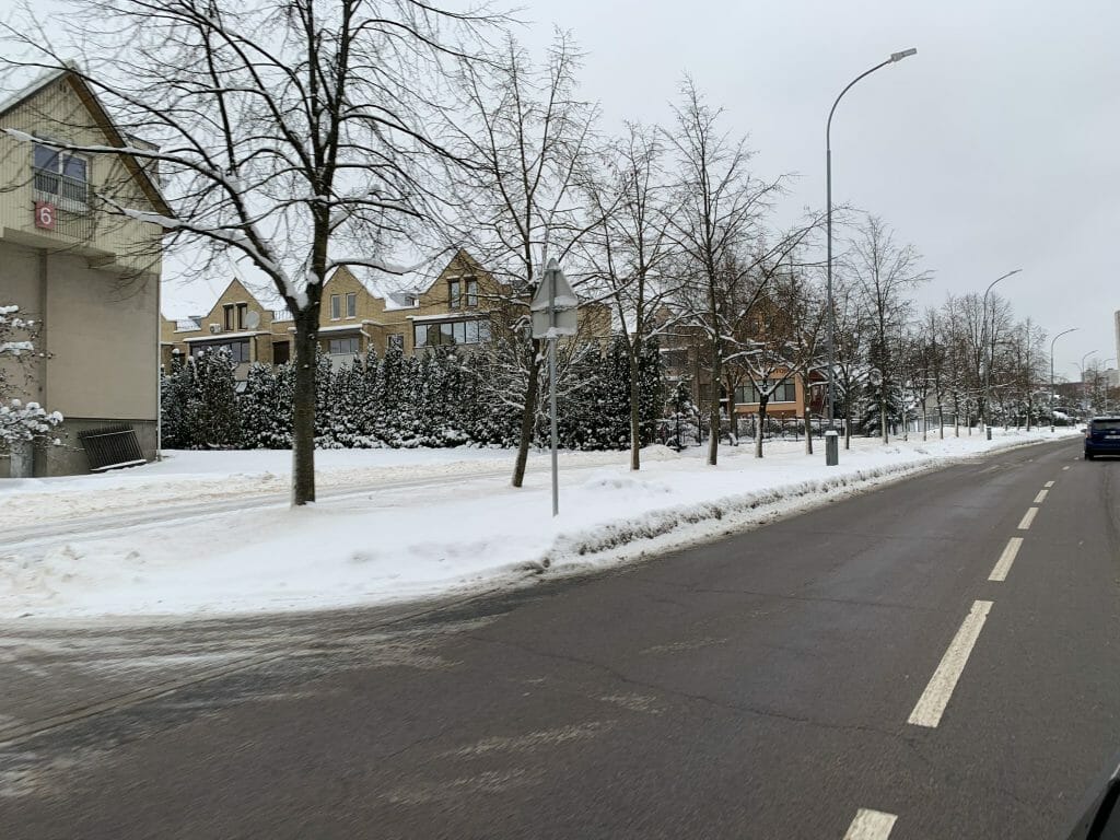 Fabijoniškių g. dviračių takas nuo Ateities g. iki Ukmergės g. (Fabijoniškių g.) - Bike path - construction photos