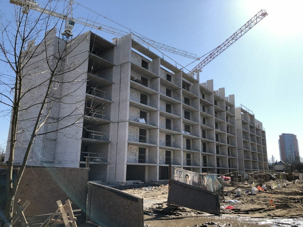 K17 (Kernavės g. 15, 17) - Multi apartment - construction photos