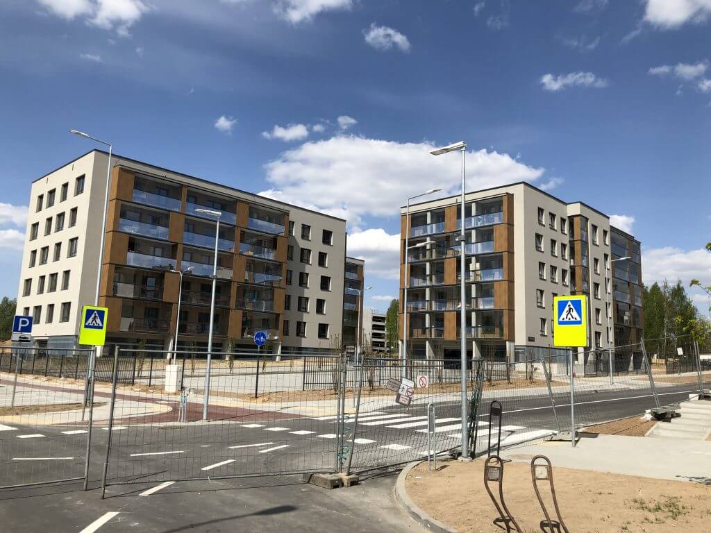 Martyno namai (M. Mažvydo g.) - Multi apartment - construction photos