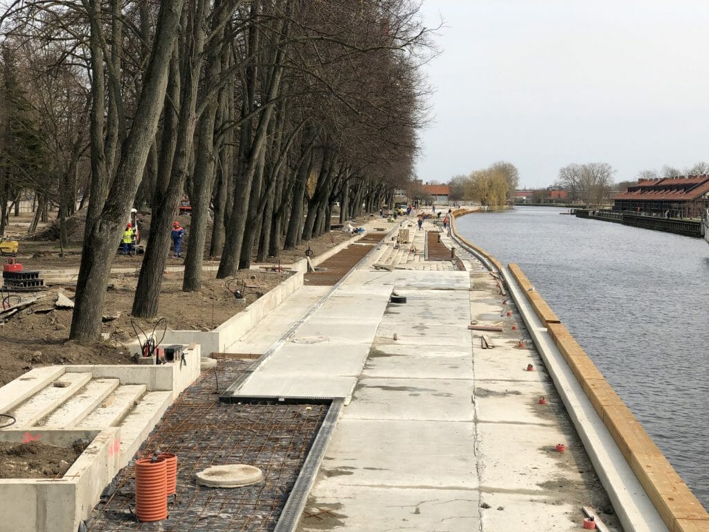 Danės krantinių rekonstrukcija (Danės g.) - Park - construction photos