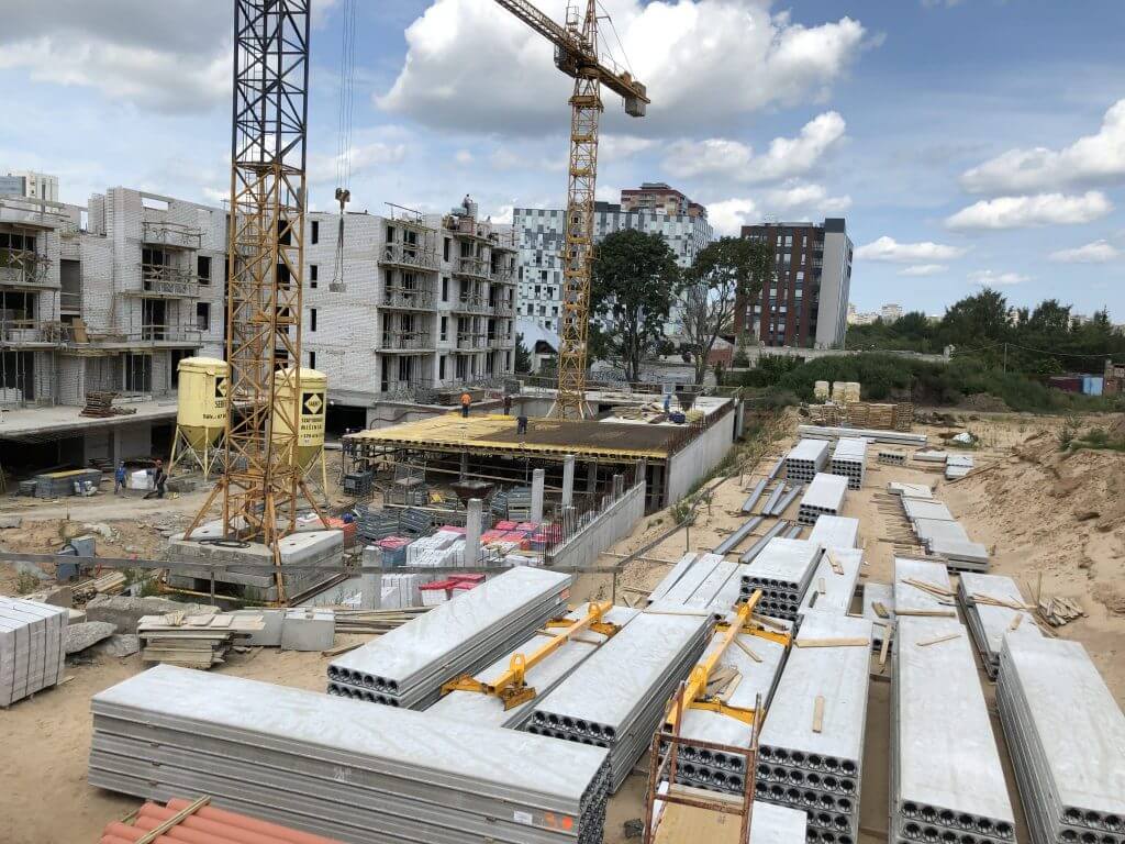 Kavoliuko 14 (A. P. Kavoliuko g. 14) - Multi apartment - construction photos