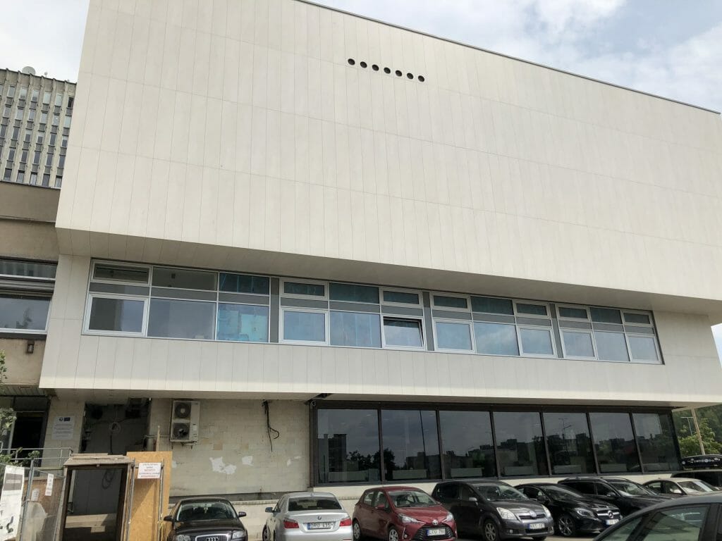 Keistuolių teatro rekonstrukcija (Laisvės pr. 60) - Cultural center - construction photos