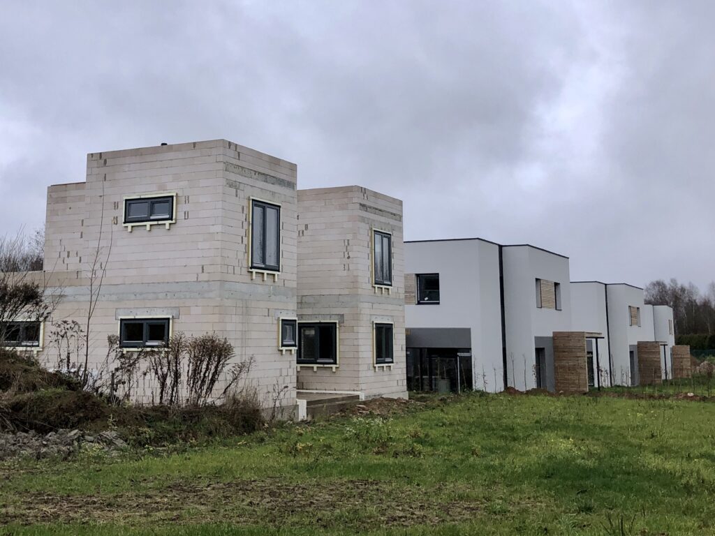 Pupojų parkas 2 etapas (namai 4 - 9) (Skaisterių g. 9, 11, 13, 15, 17, 19) - Row housing - construction photos